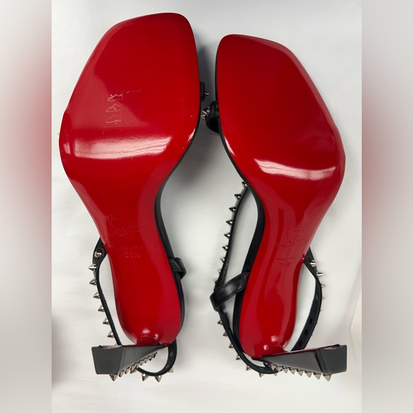 Christian Louboutin Rosa Condorapik 85 Leather Slingback Sandal - Picture 6 of 12